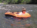 A rare mid-May day of riding fast currents under the Annapolis Road bridge at Clarks Crossing