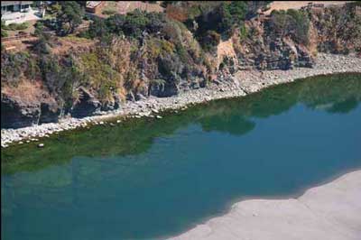 General appearance of cliff outcrops; photo courtesy of Jamie Hall