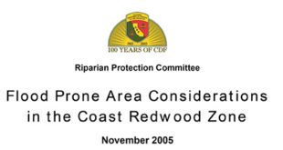 Flood Prone Area Considerations in the Coast Redwood Zone, by CDF (2005)