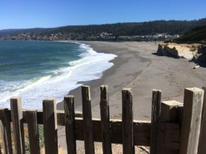 Beach at Gualala Point Regional Park, photo by Bob Rutemoeller