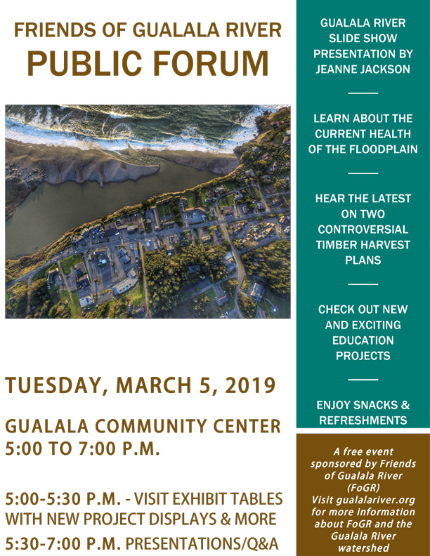 FoGR Public Forum - March 5, 2019