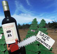 Chainsaw Wine / Save the Redwoods, August, 2013