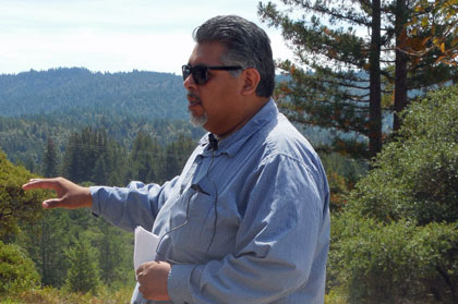 Eric Wilder at 'Wine Back Into Water' event, August, 2013